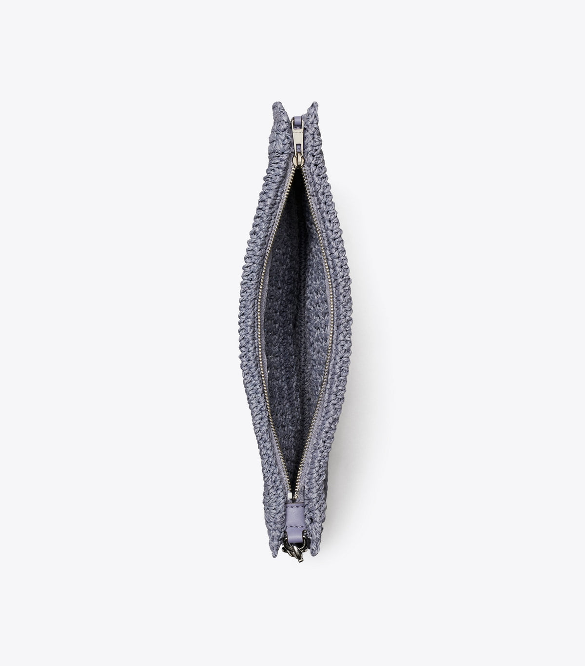 Ella Hand-Crocheted Pouch - Gray | Tory Burch Special Offer