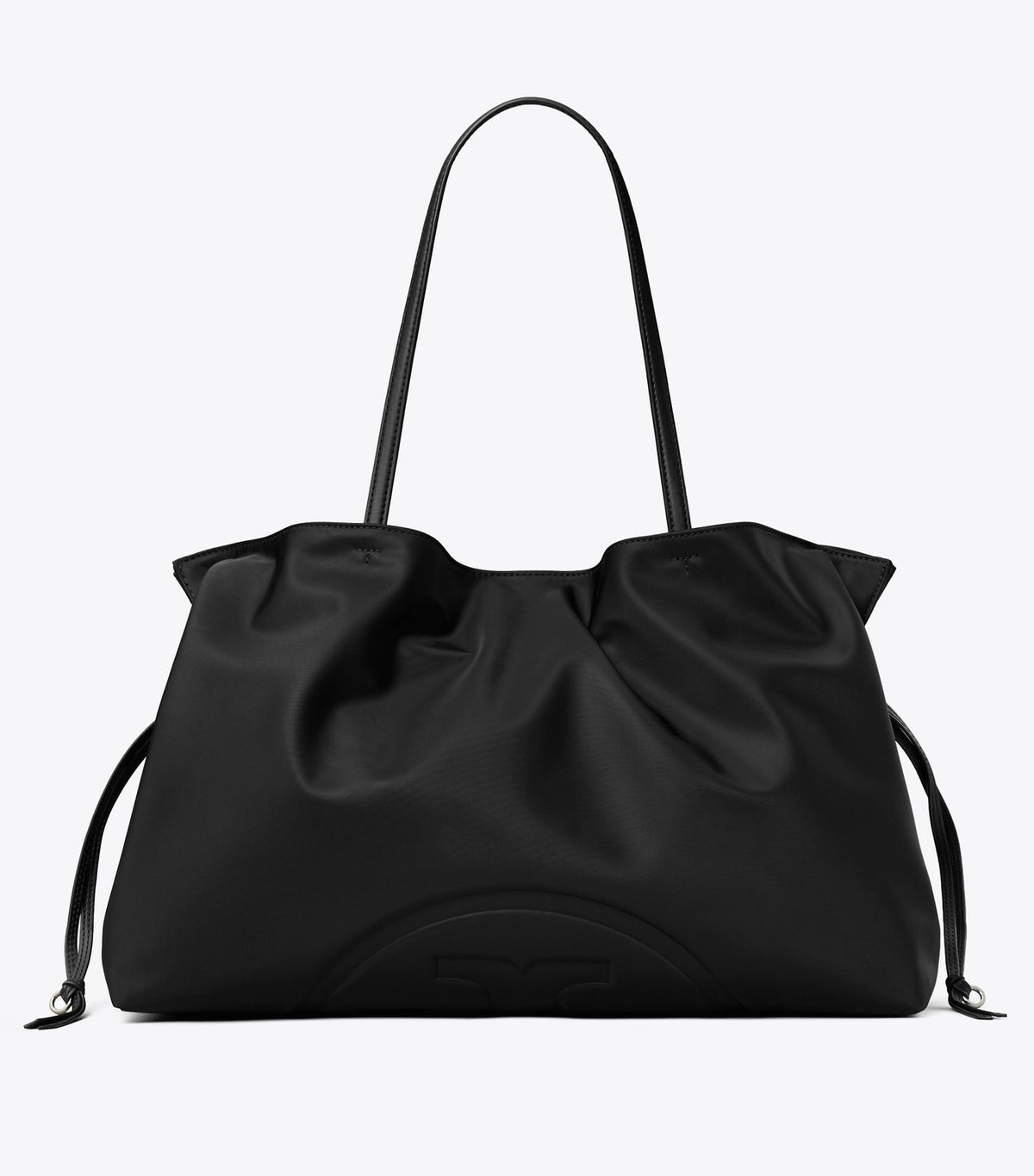 Ella Nylon Drawstring Tote - Black | Tory Burch Best Seller