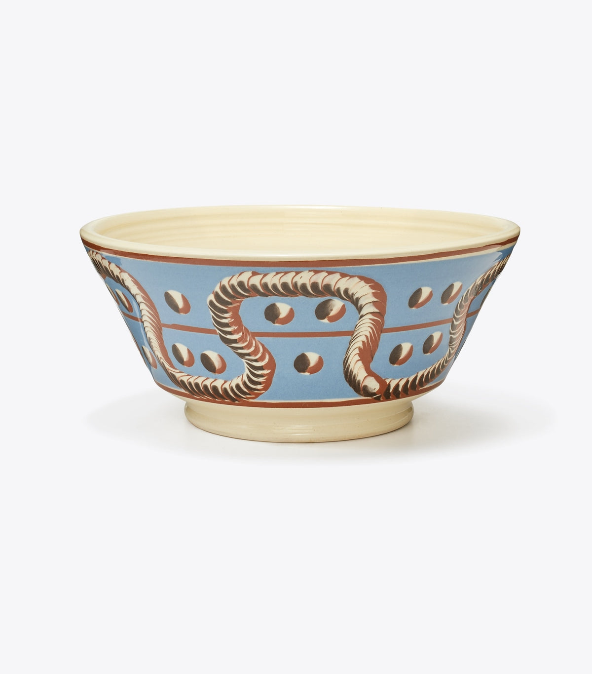 Mochaware Serving Bowl - Blue Multi | Tory Burch New