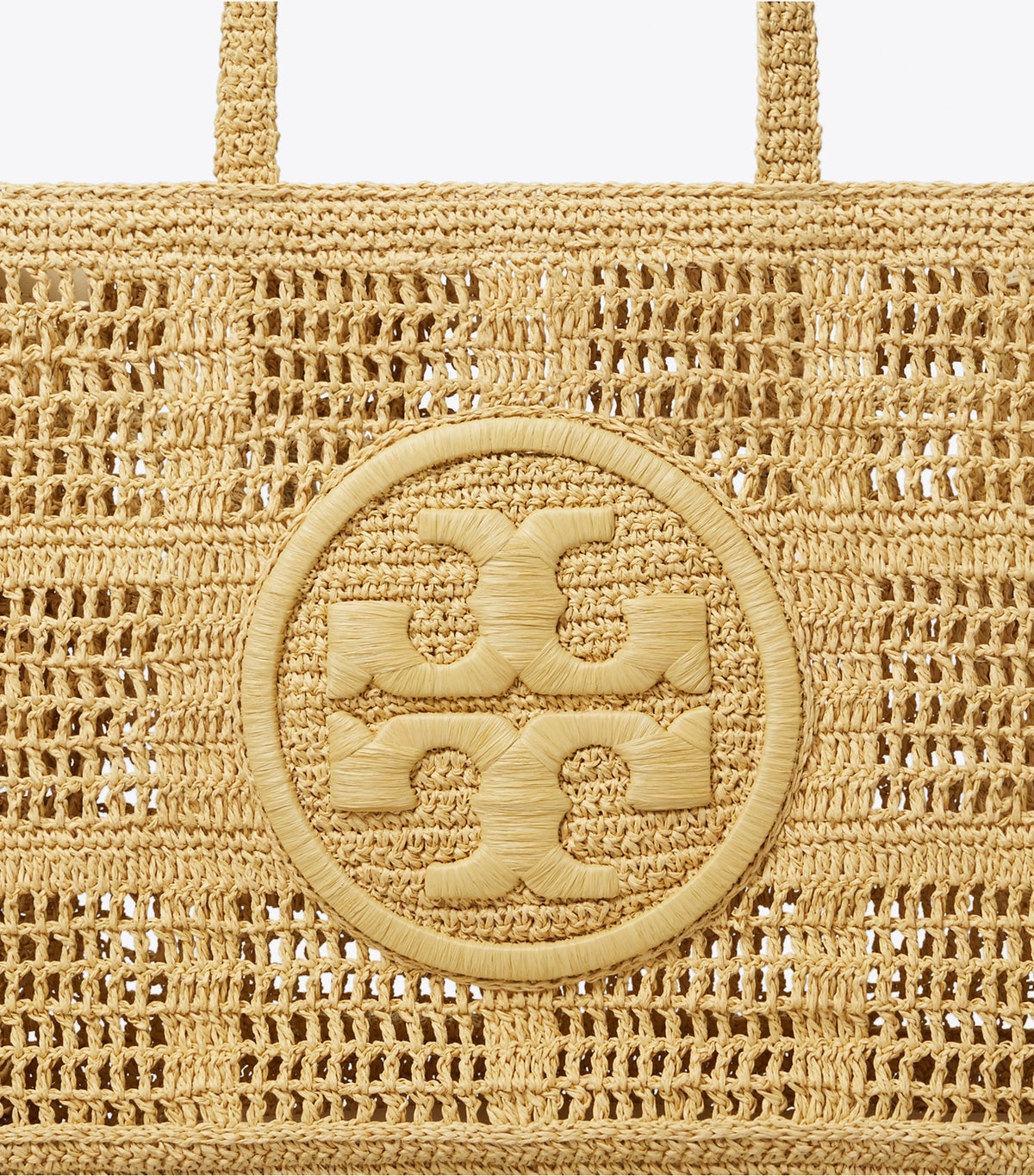 Large Ella Hand-Crocheted Tote - Natural | Tory Burch Sale