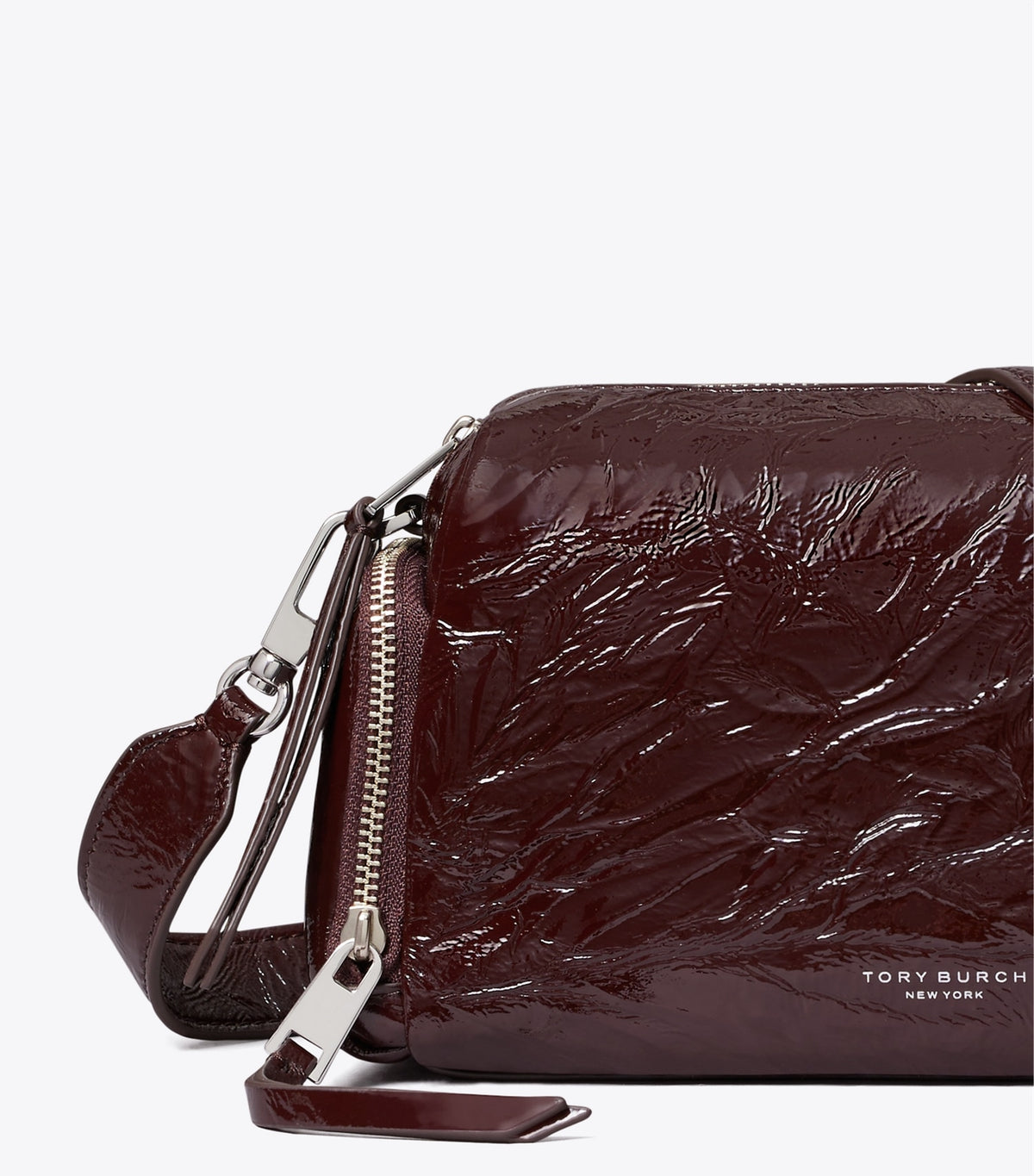 Perry Patent Voyager Crossbody Bag - Albarossa | Tory Burch Exclusive