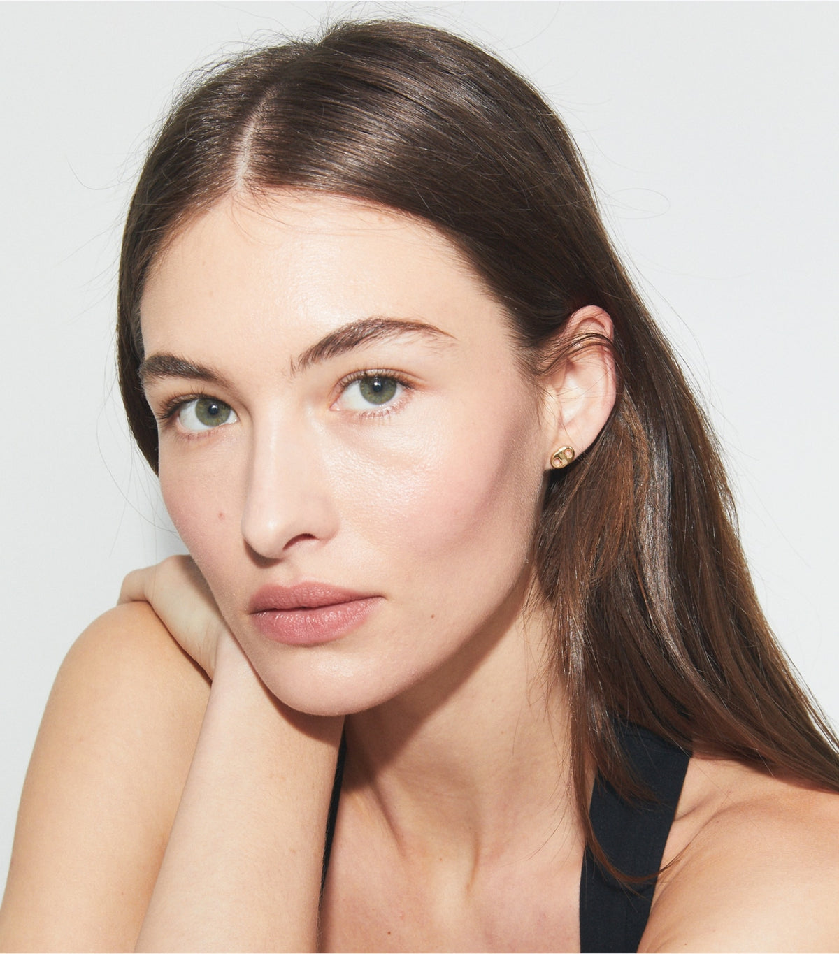 Gemini Stud Earrings - Light Brass | Tory Burch Great Value