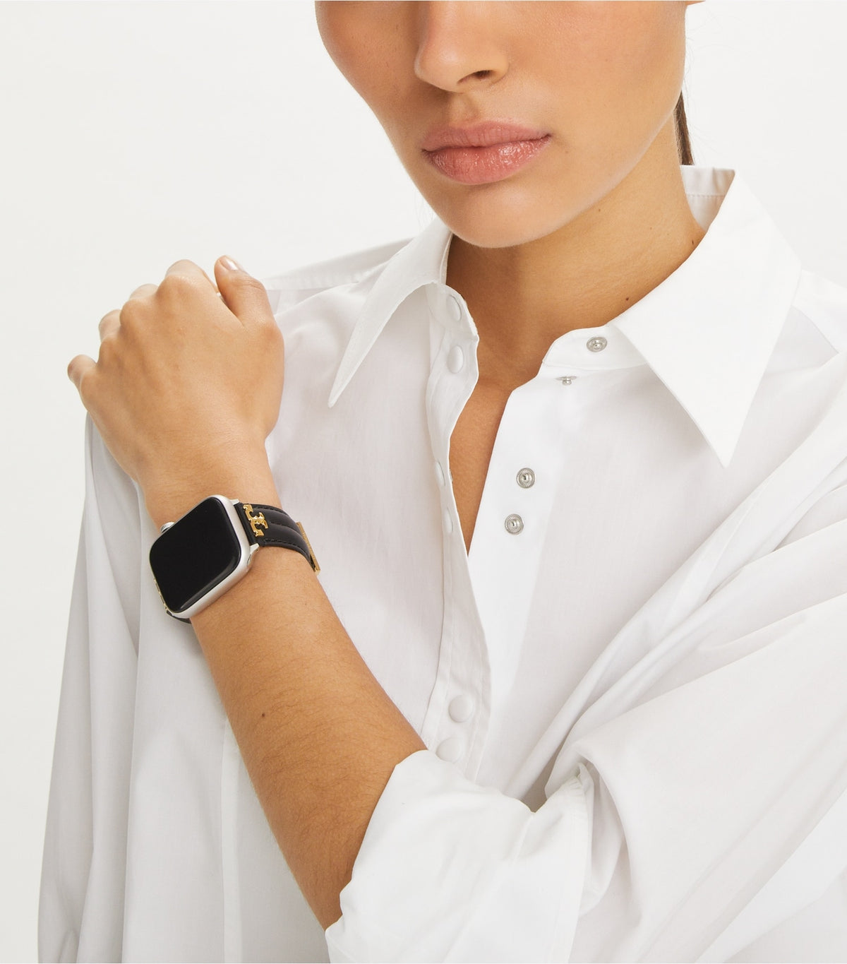 Kira Band for Apple Watch® - Black | Tory Burch Trending