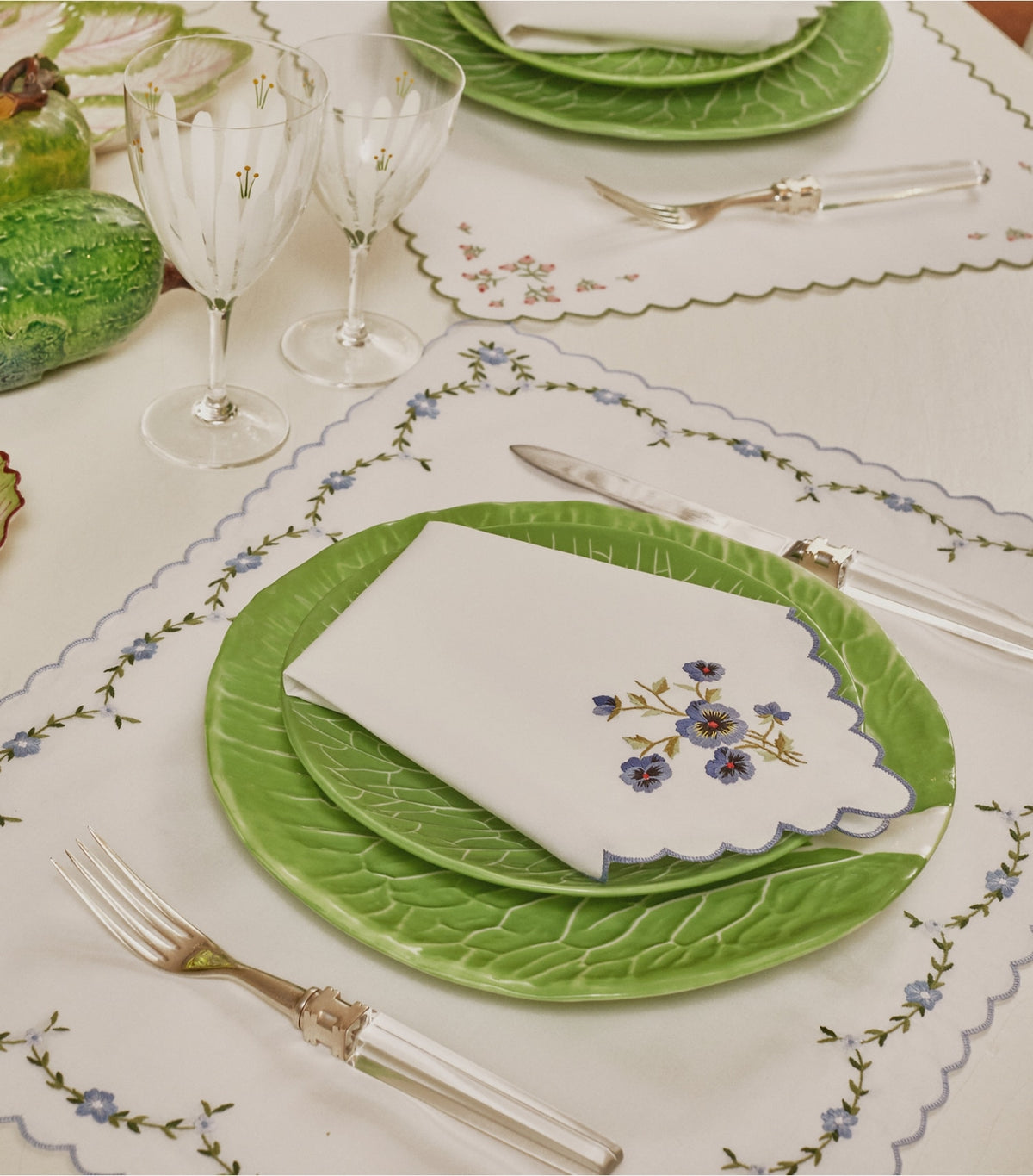 Lettuce Ware Dinner Plate, Set of 2 - Green | Tory Burch Popular