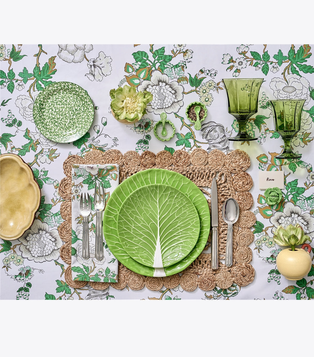 Lettuce Ware Salad Plate, Set of 4 - Green | Tory Burch Discount