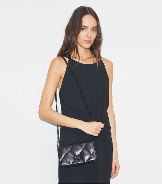 Kira Diamond Quilt Crossbody - Black | Tory Burch Featured