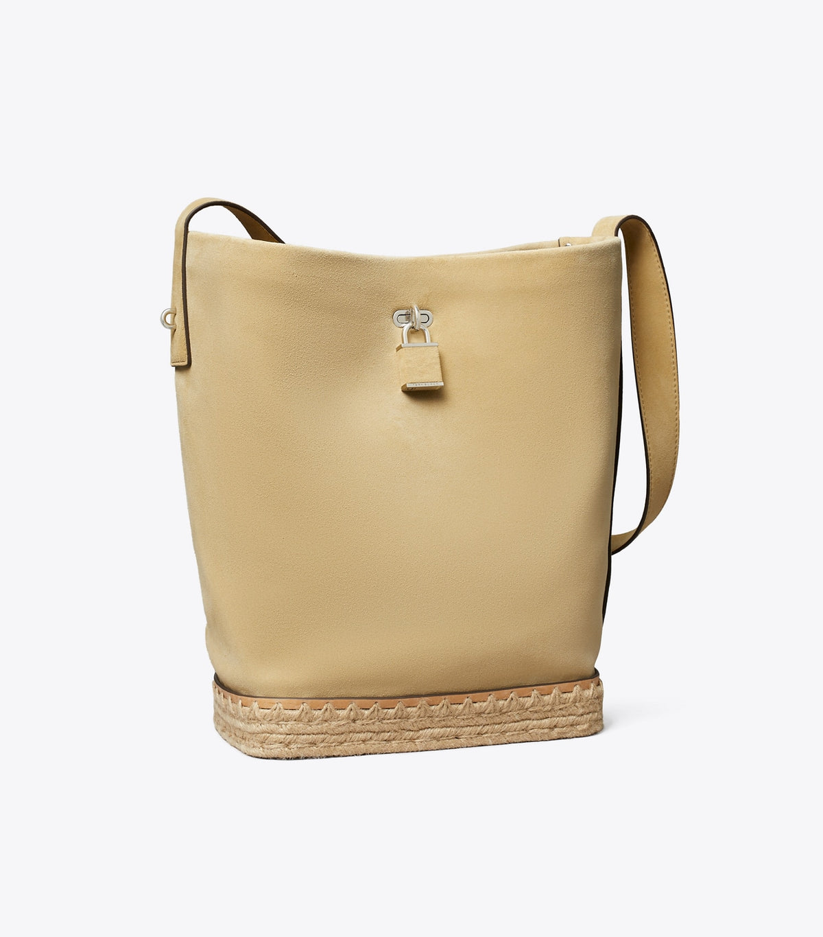 Lock Crochet Slim Bucket Bag - Butter | Tory Burch Popular