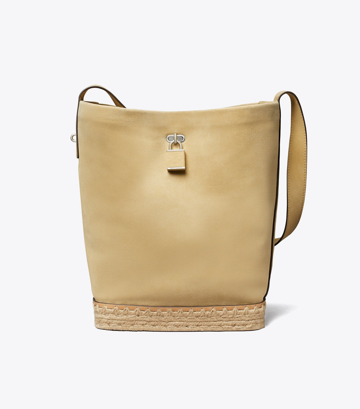 Lock Crochet Slim Bucket Bag - Butter | Tory Burch Popular