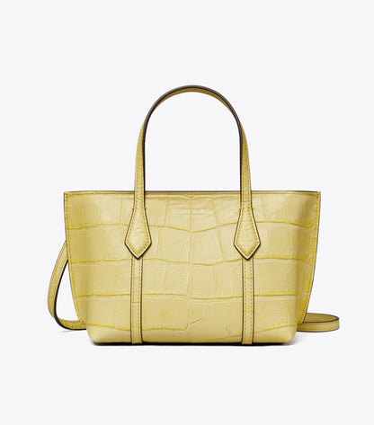 Mini Perry Embossed Tote - Yellow Sky | Tory Burch Featured