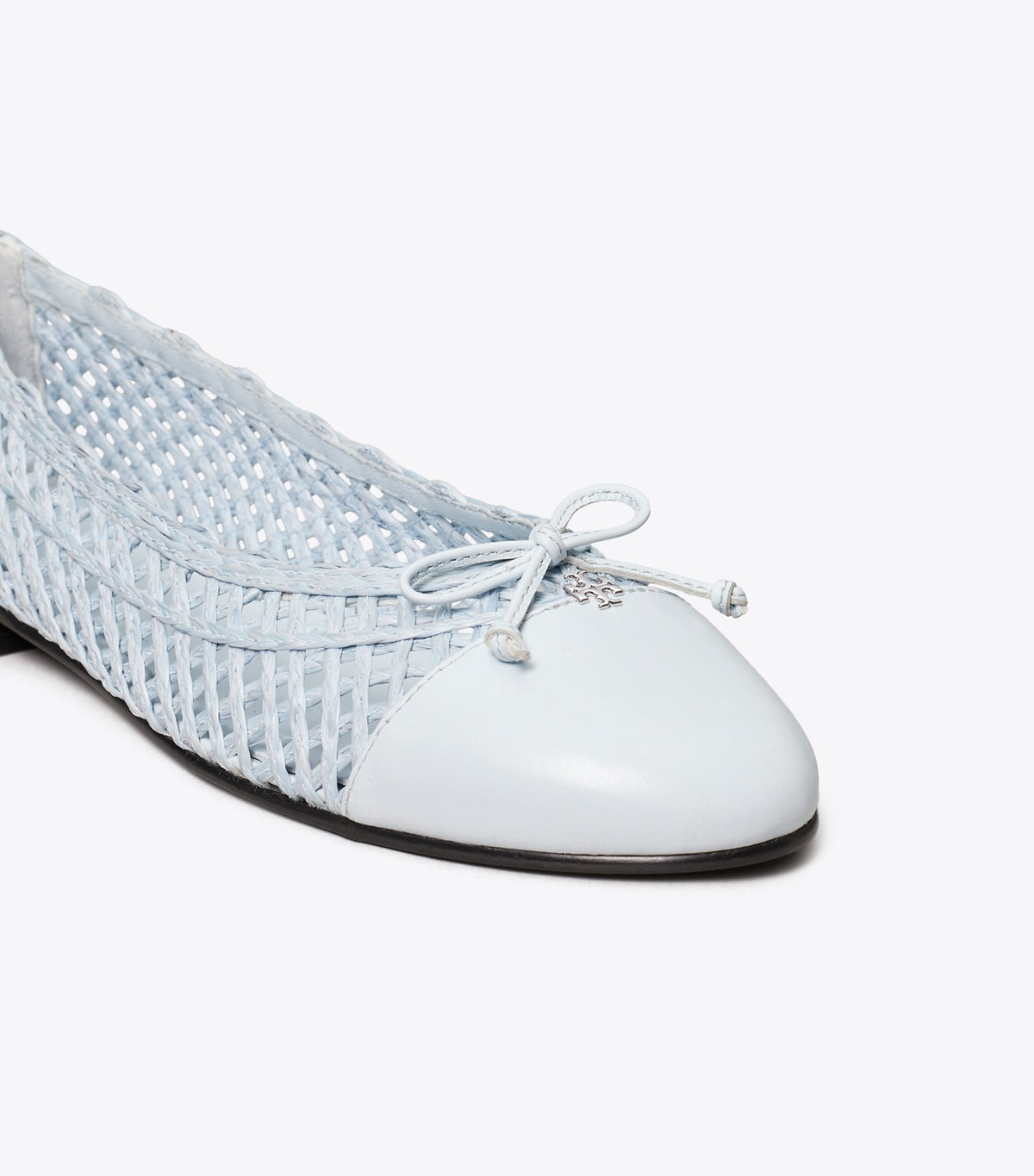 Cap-Toe Ballet - Light Blue / Light Blue | Tory Burch Discount