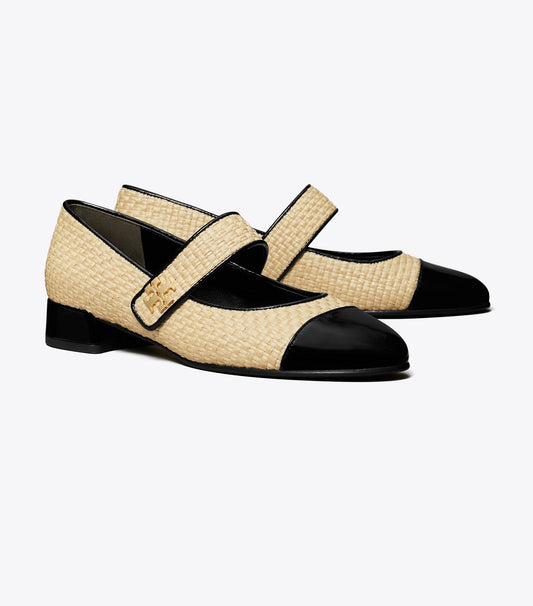 Cap-Toe Mary Jane - Natural / Perfect Black | Tory Burch Hot Sale