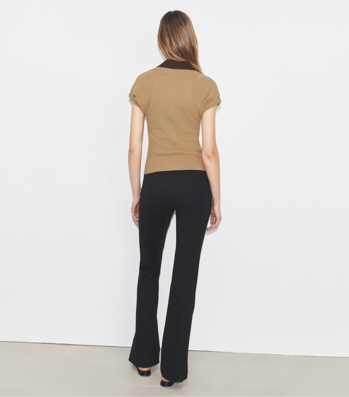 Flared Compression Pant - Black | Tory Burch Best Seller
