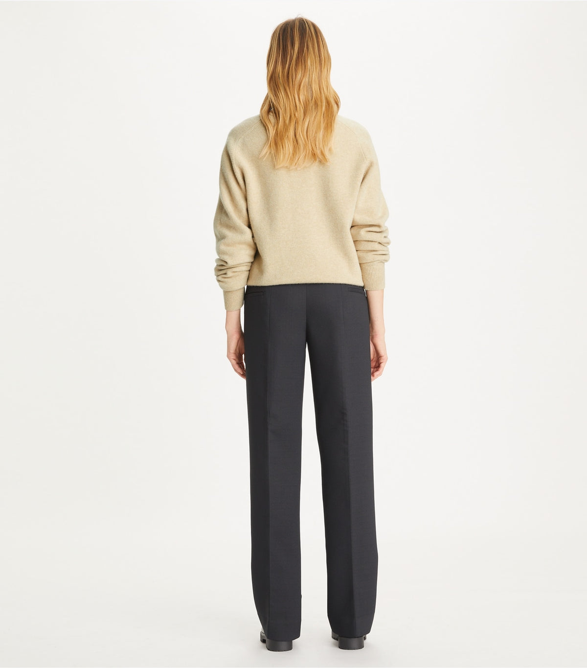 Crepe Pant - Black | Tory Burch Trusted