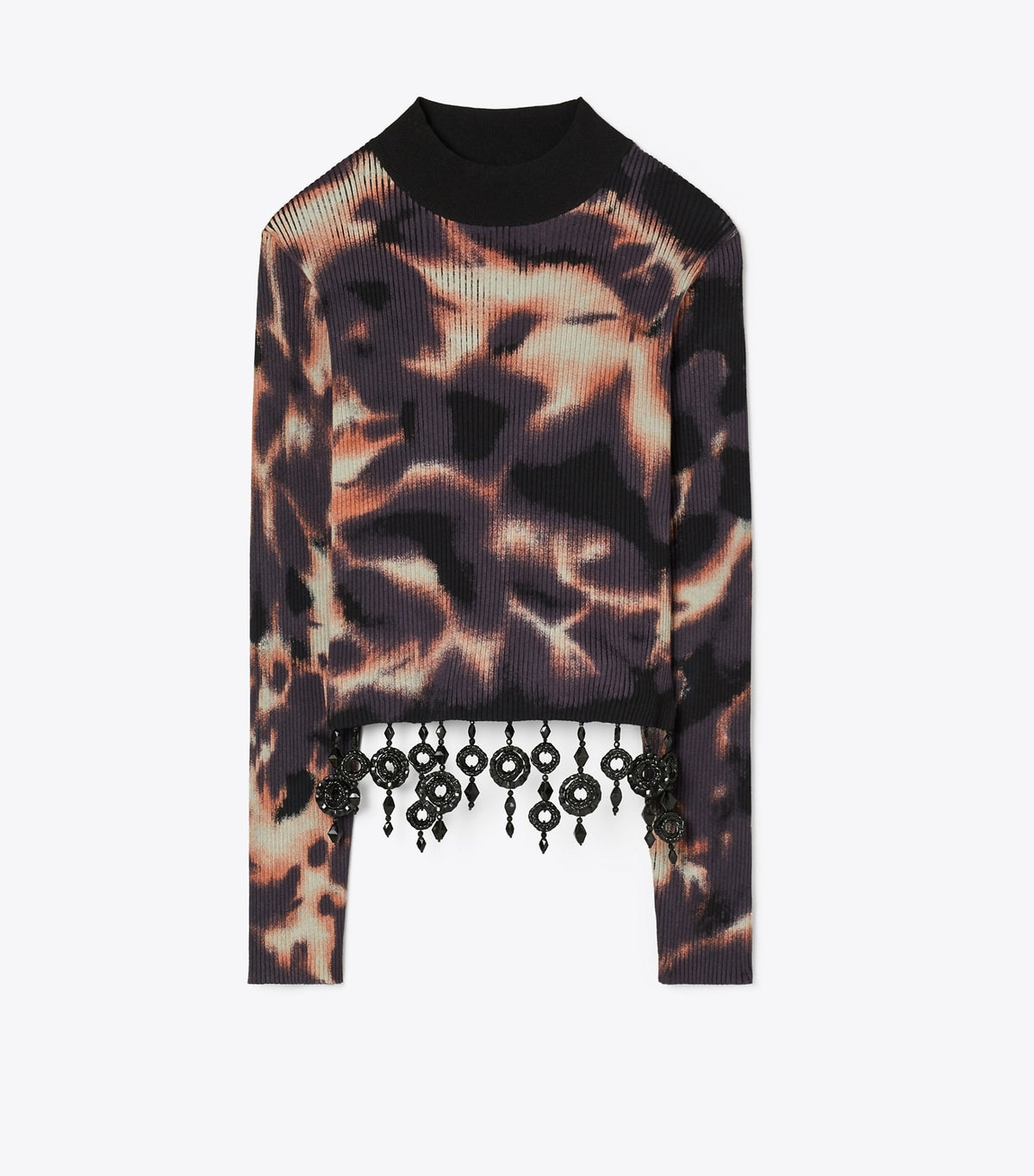Embellished Cotton Top - Black / Brown | Tory Burch Trending