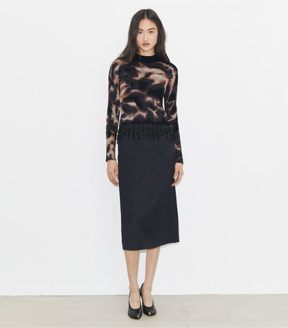 Embellished Cotton Top - Black / Brown | Tory Burch Trending