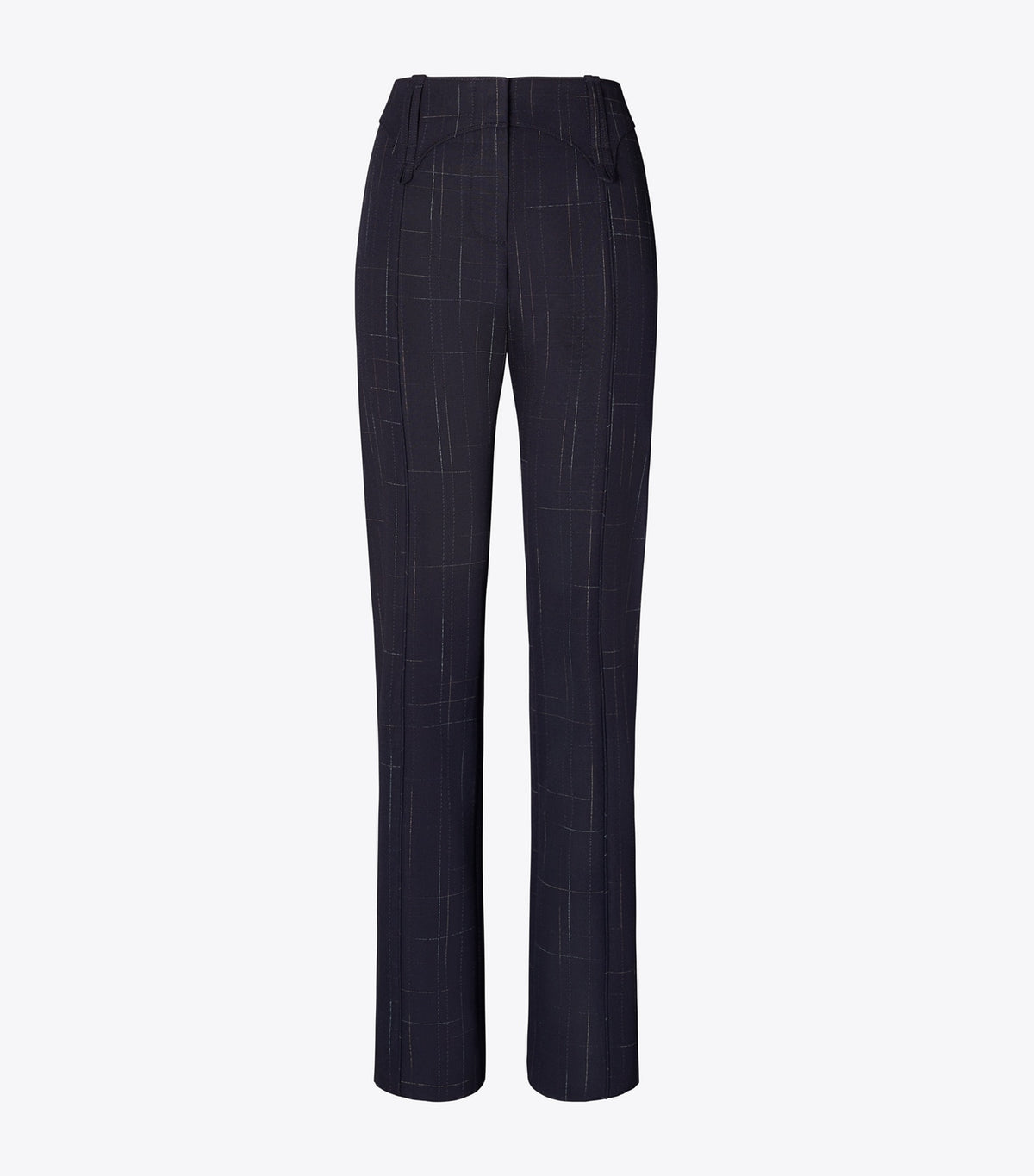 Wool Pant - Dark Navy / Copper | Tory Burch Everyday
