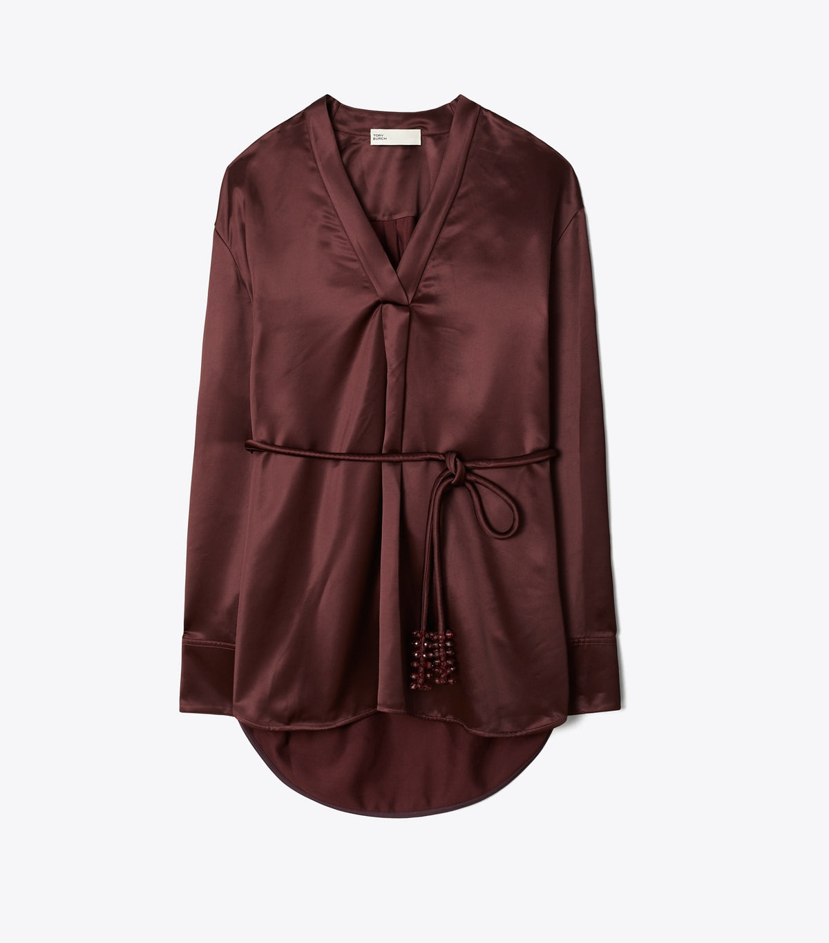 Viscose Top - Merlot | Tory Burch Quality