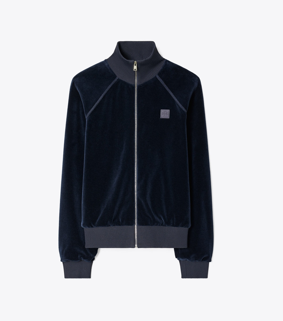 Velour Track Jacket - Ink | Tory Burch Special Offer