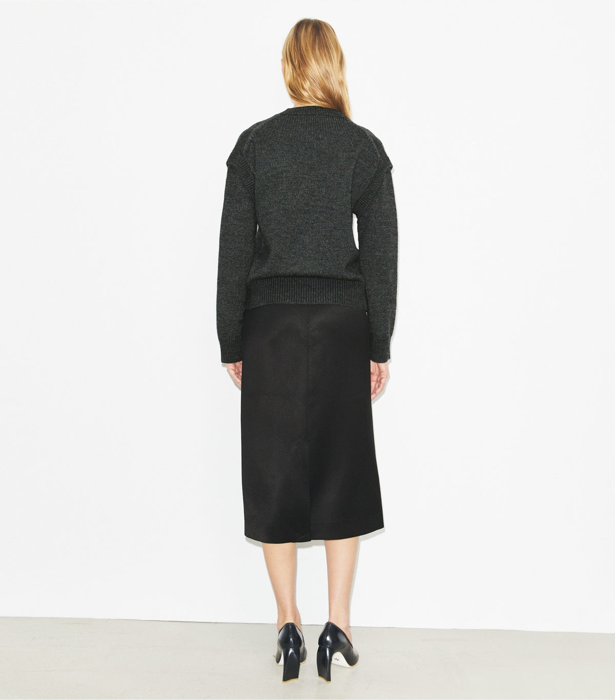 Twill Skirt - Black | Tory Burch Popular