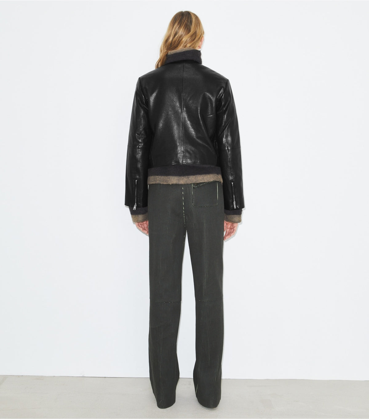 Corduroy Pant - Dark Brown / Bright Green | Tory Burch Deals