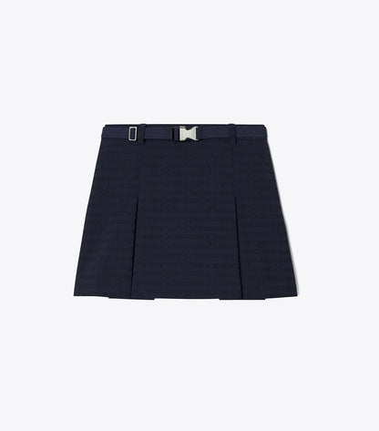 Sublime Jacquard Skirt - Deep Navy | Tory Burch New