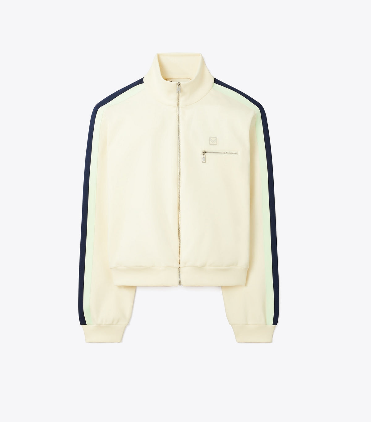 Tech Knit Track Jacket - New Ivory | Tory Burch Deals