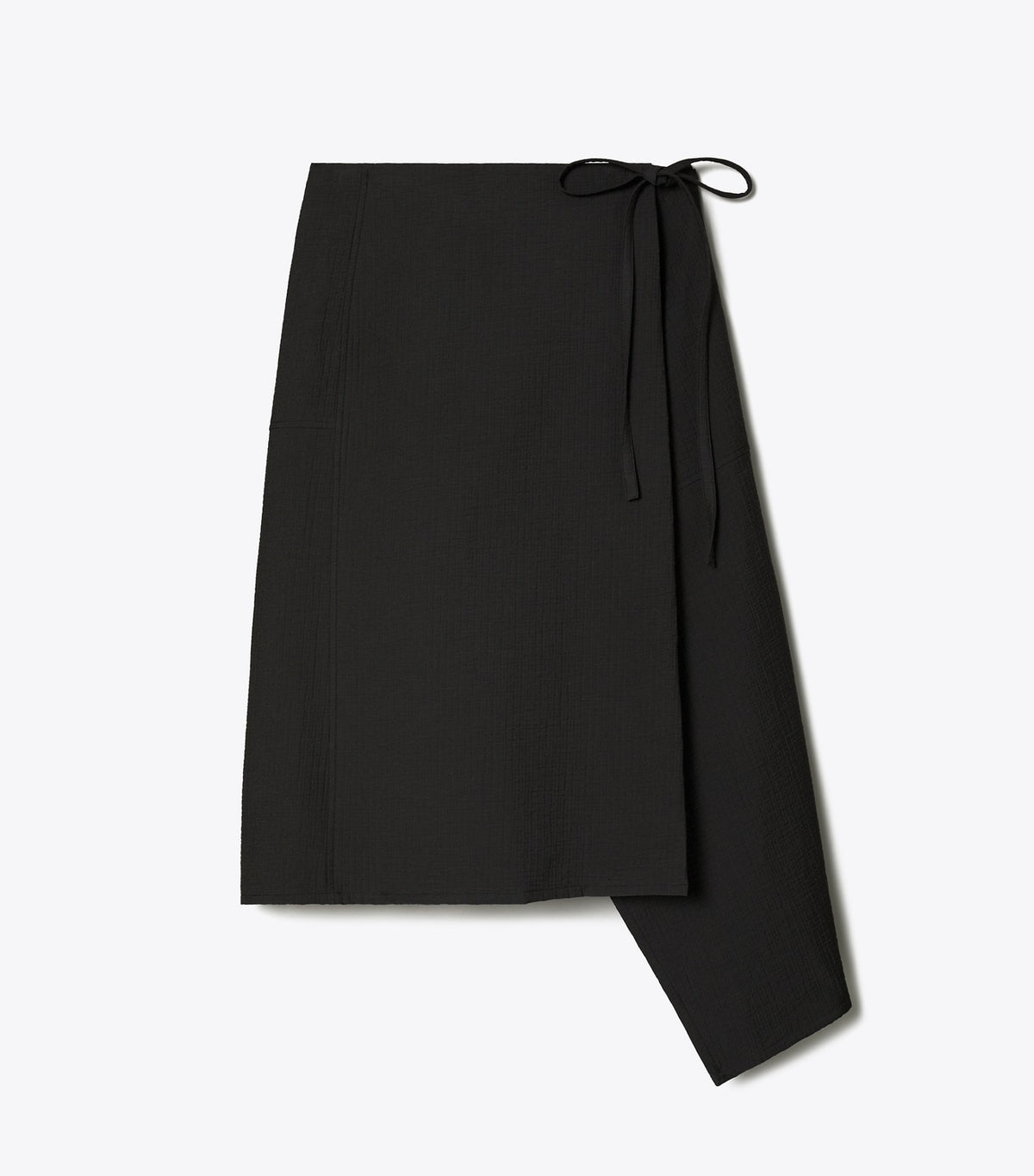 Cotton Wrap Skirt - Black | Tory Burch Everyday