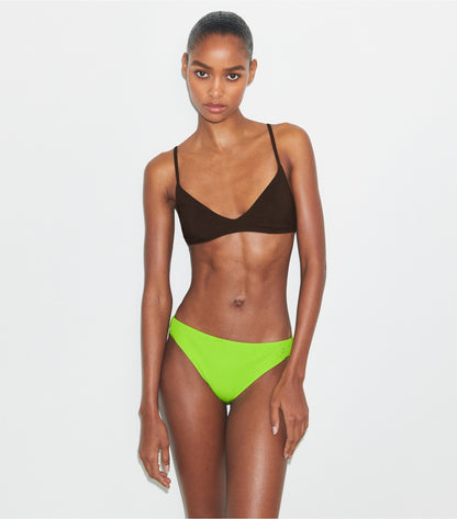 Bralette Bikini Top - Deep Chocolate | Tory Burch Trusted