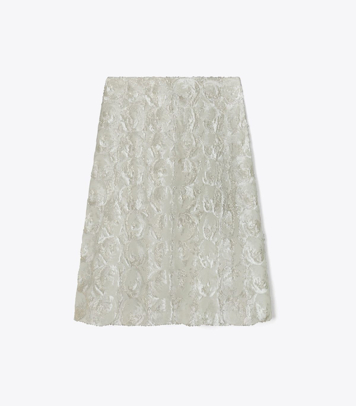Embellished Sequin Skirt - Marshmallow | Tory Burch New