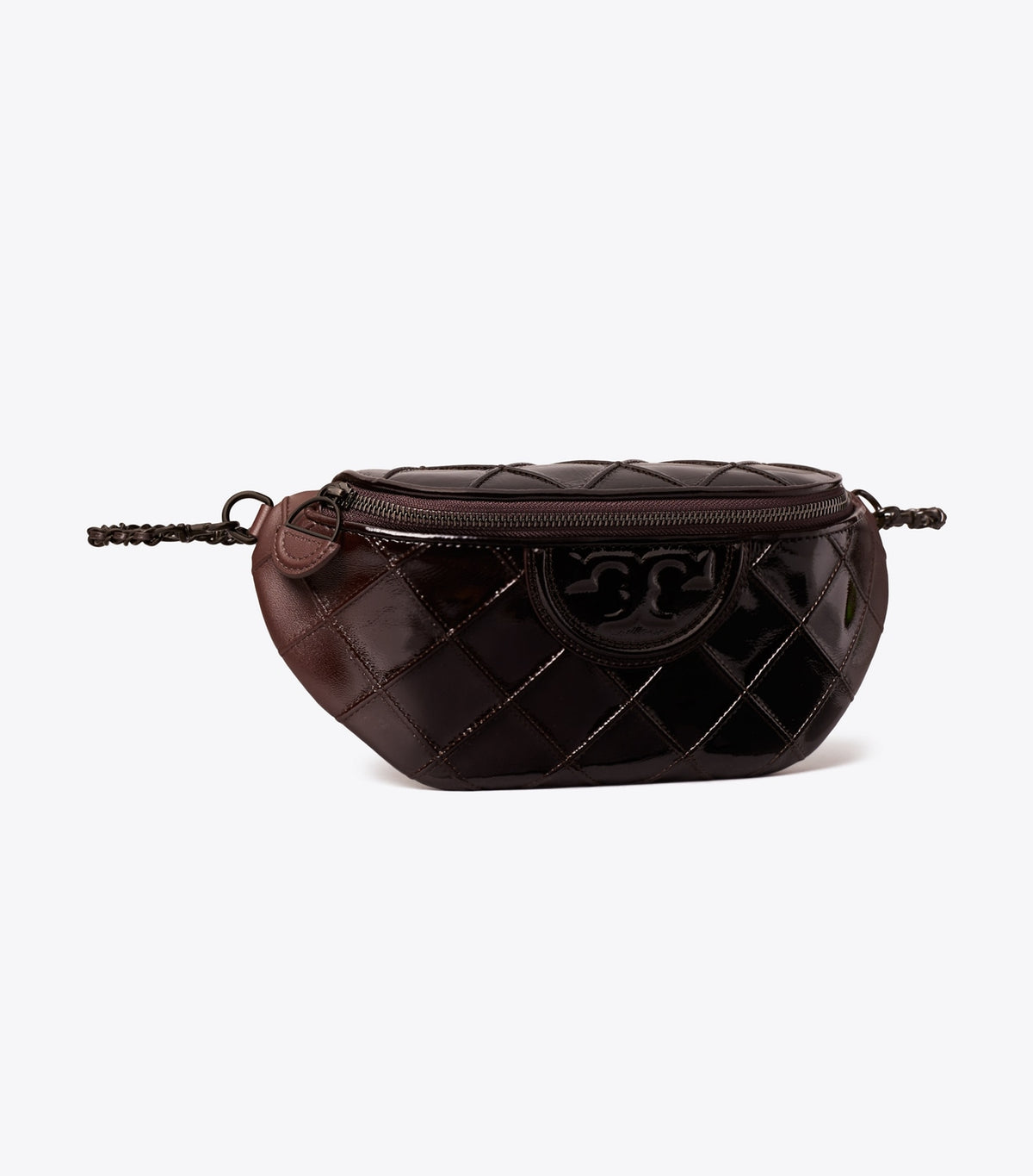 Fleming Patent Belt Bag - Deep Burgundy | Tory Burch Everyday