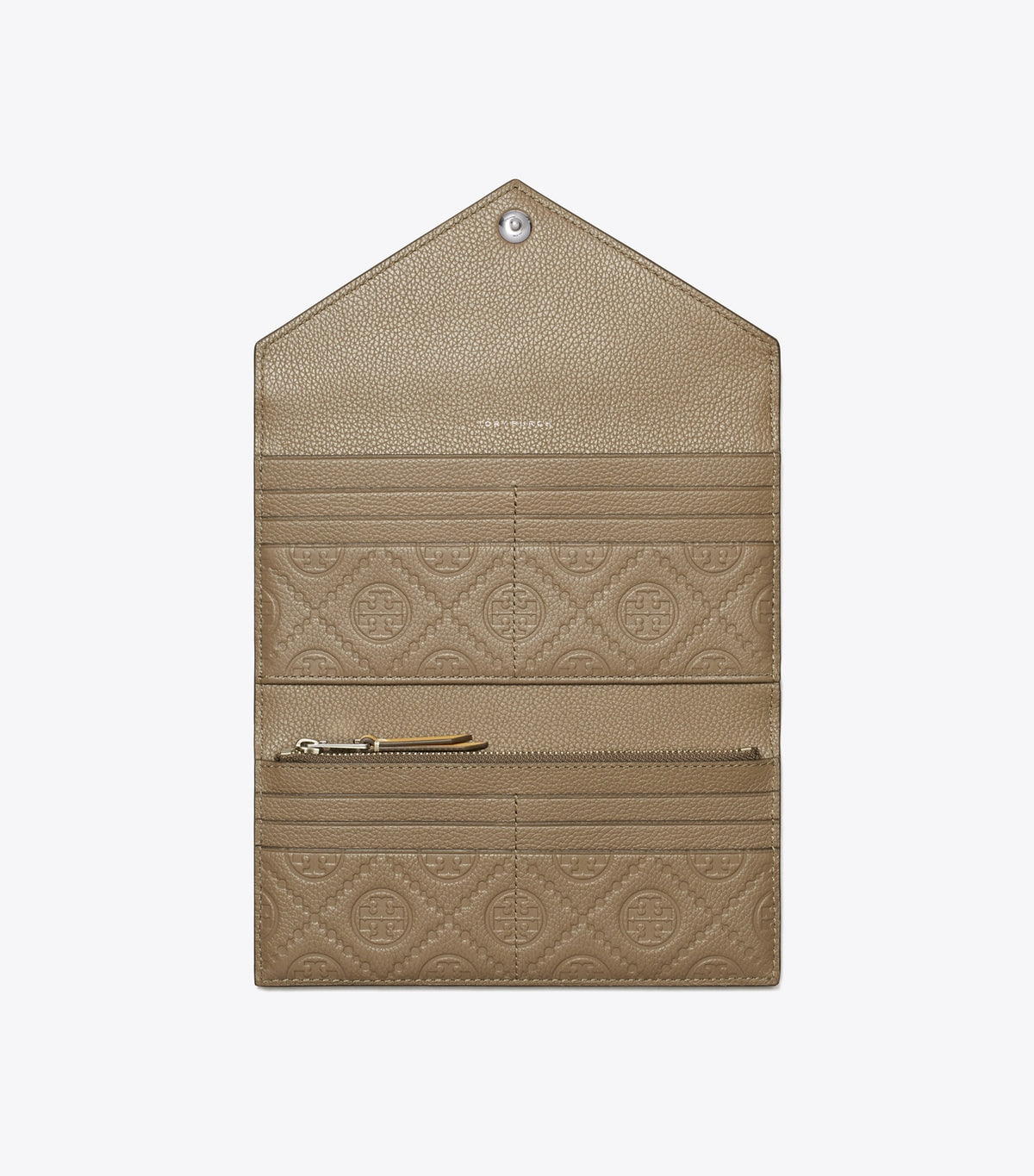 Pebble Envelope Long Wallet - Wild Mushroom | Tory Burch Sale