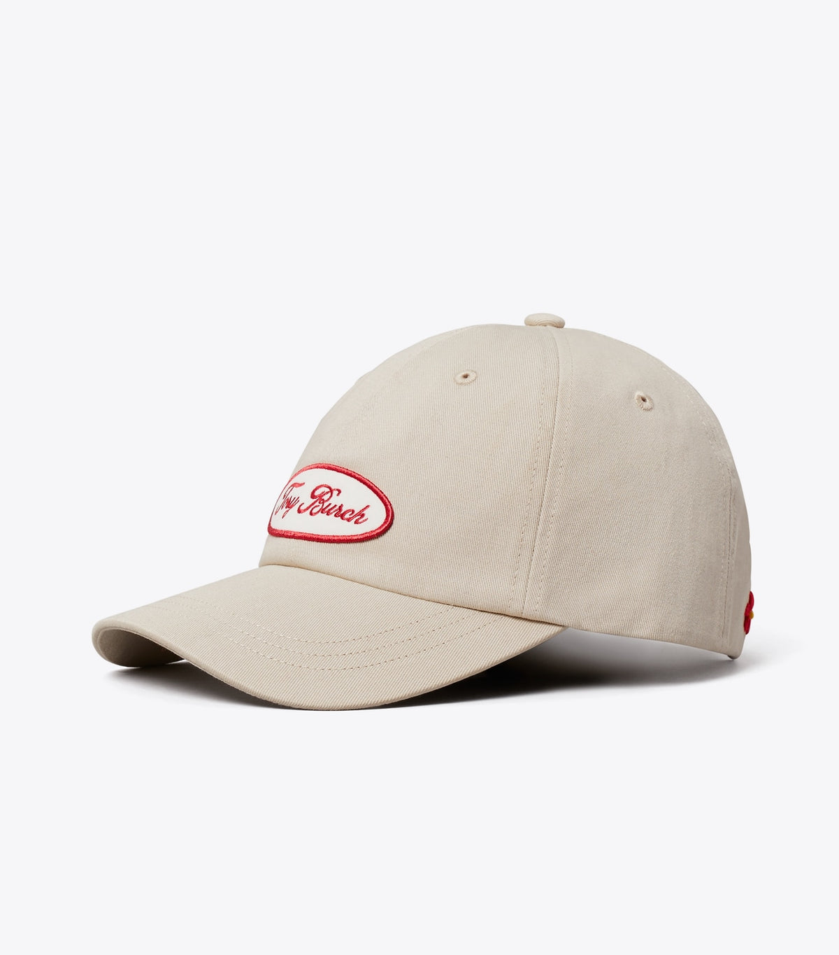 Logo Patch Baseball Cap - Tan | Tory Burch Everyday