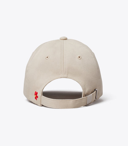 Logo Patch Baseball Cap - Tan | Tory Burch Everyday