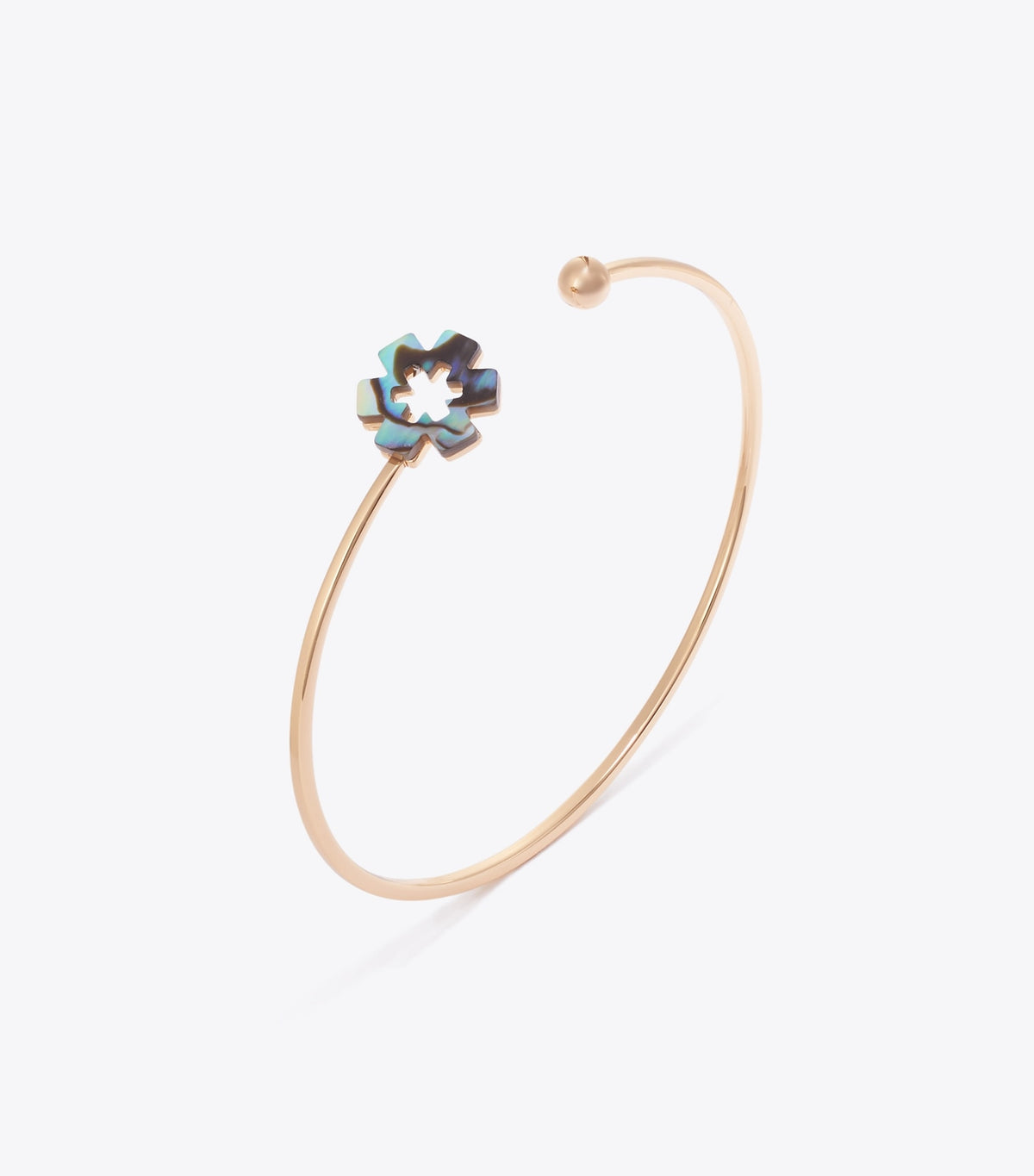 Forget Me Not Open Cuff - Tory Gold / Abalone | Tory Burch Everyday