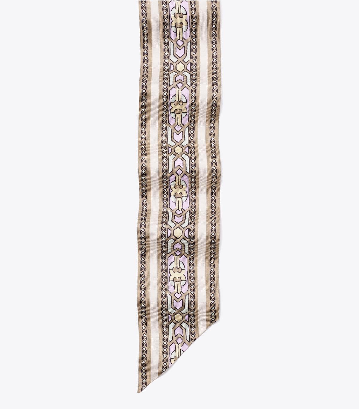 T Monogram Deco Ribbon Tie - Cream Deco T Monogram | Tory Burch Smart Buy