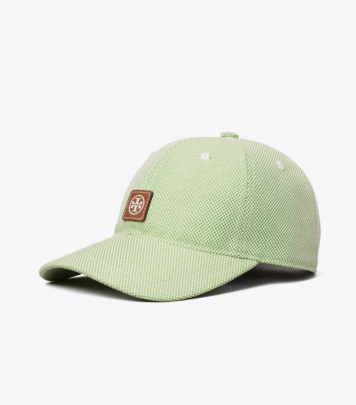 Two-Tone Canvas Baseball Cap - Dark Green | Tory Burch Essential