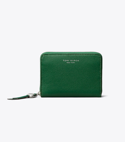 Medium Leather Wallet - Dark Kale | Tory Burch Featured