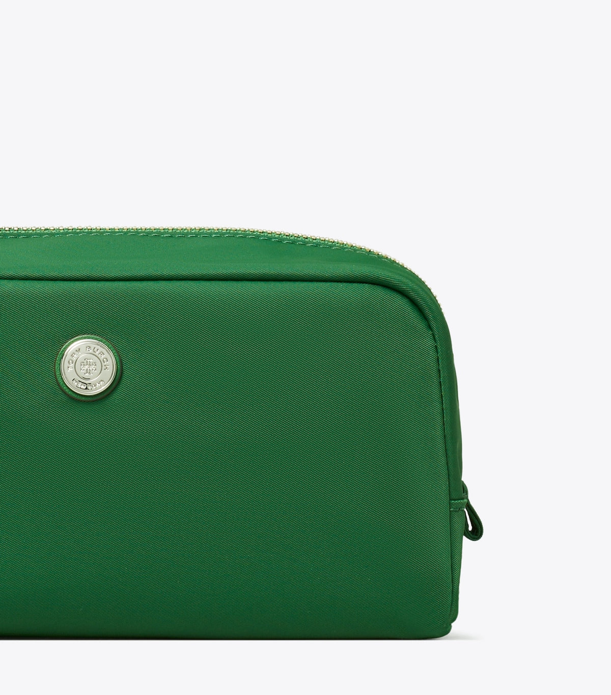 Medium Twist Cosmetic Case - Basil | Tory Burch Great Value