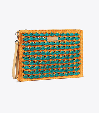 Hand-Crocheted Pouch - Multi | Tory Burch Everyday