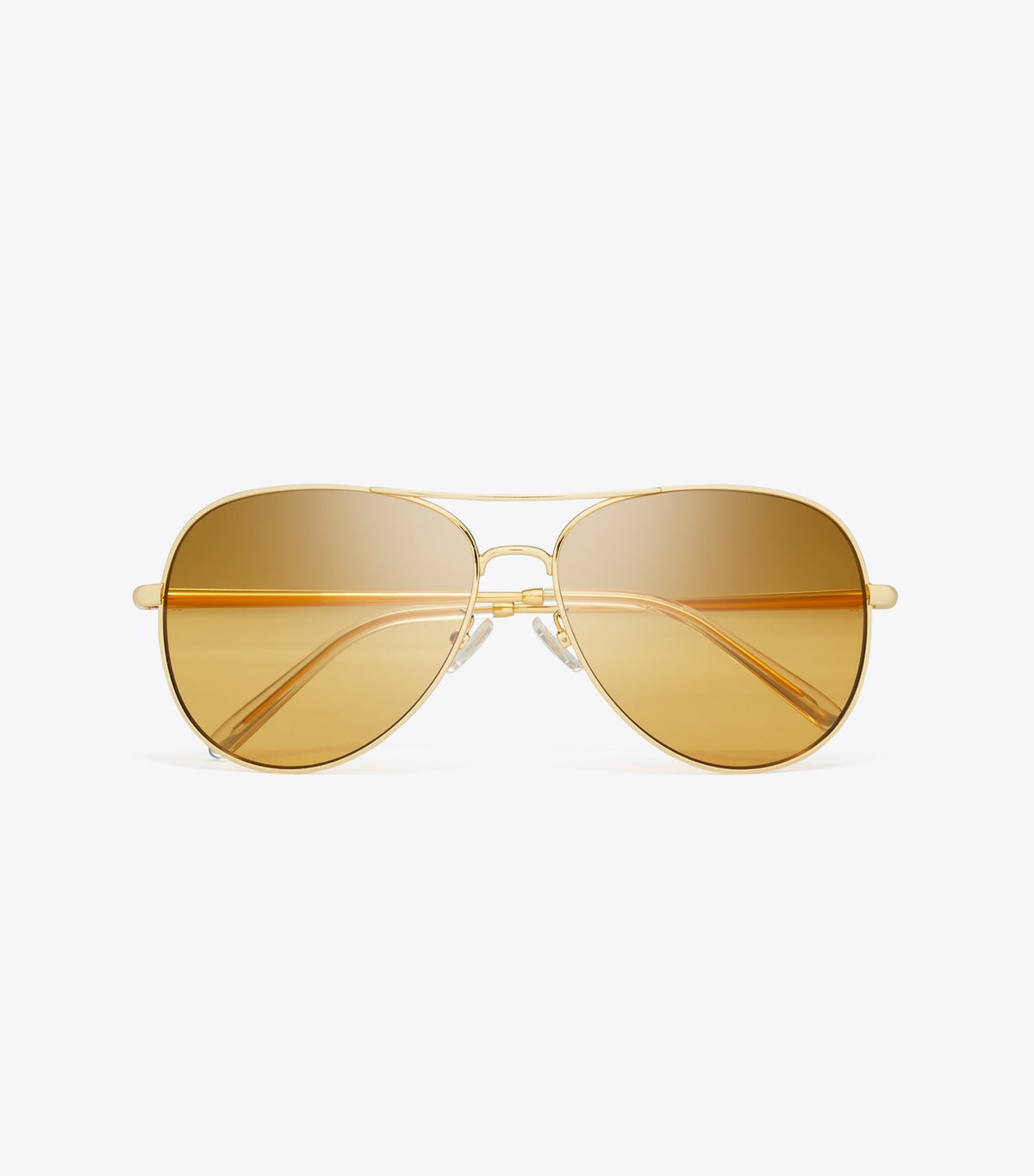 Eleanor Pilot Sunglasses - Gold/Orange | Tory Burch Everyday