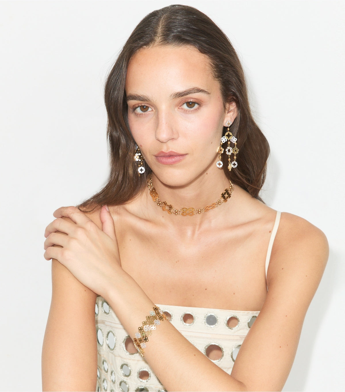 Forget Me Not Choker Necklace - Tory Gold | Tory Burch Best Price