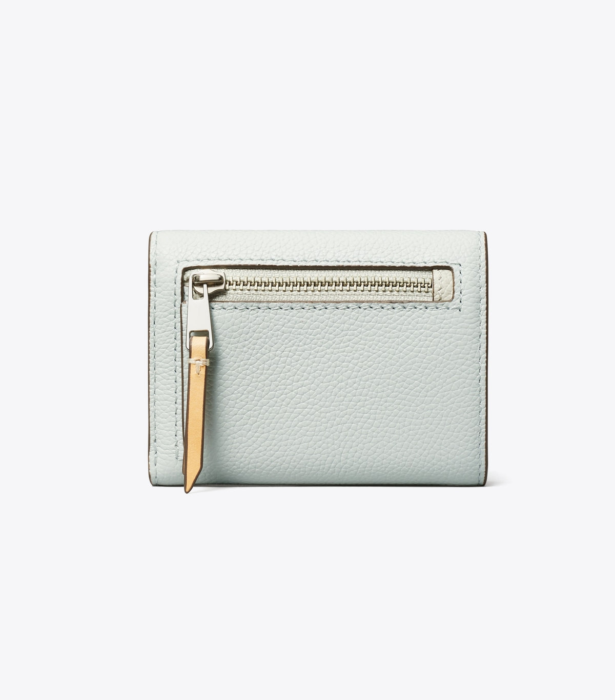 Small Pebble Envelope Wallet - Light Titanium | Tory Burch Latest