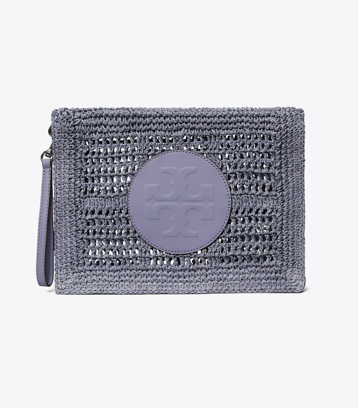 Ella Hand-Crocheted Pouch - Gray | Tory Burch Special Offer