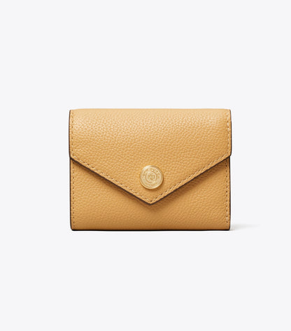 Small Pebble Envelope Wallet - Biscotti | Tory Burch New