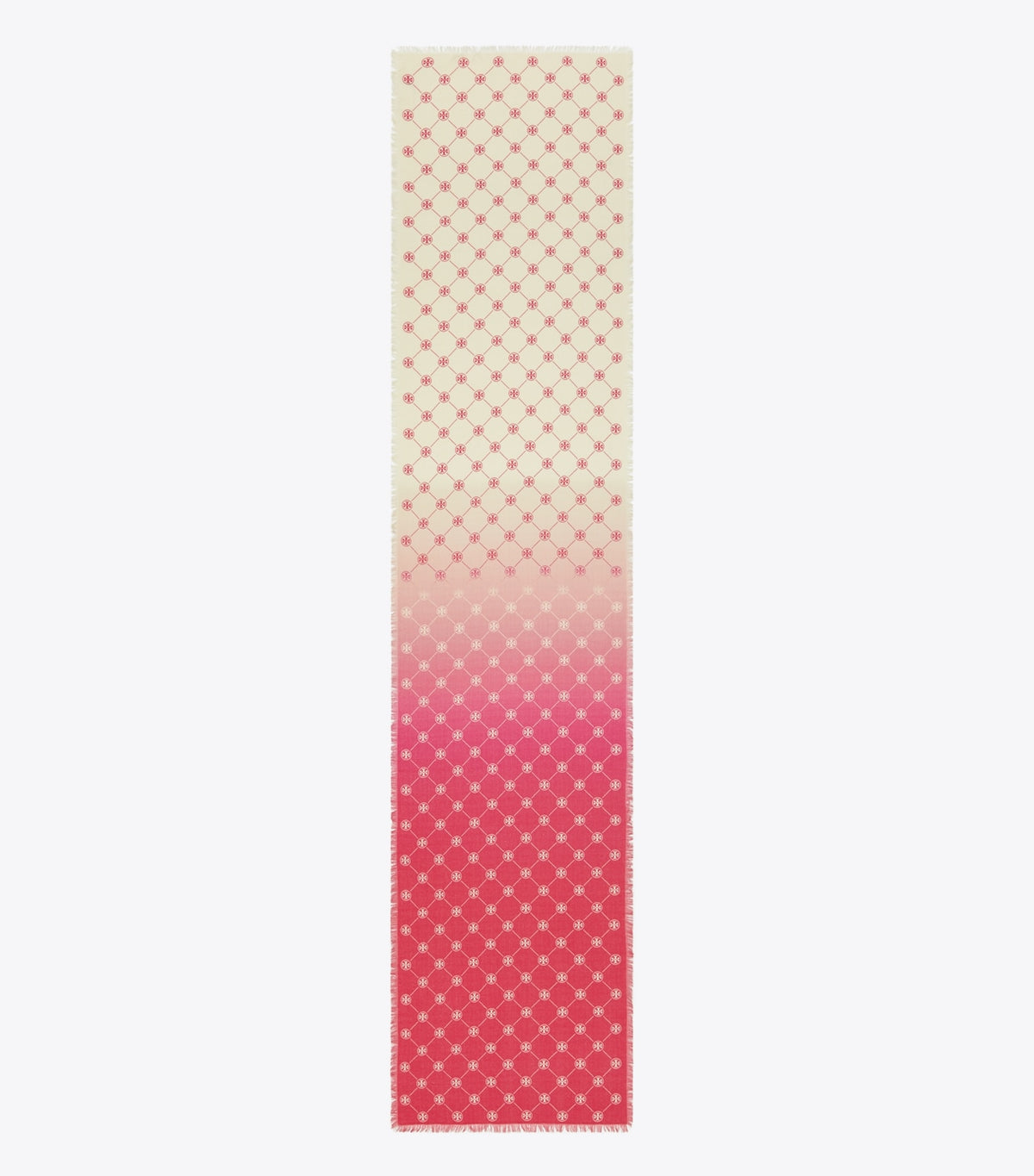 T Monogram Oblong Scarf - Pink | Tory Burch Popular