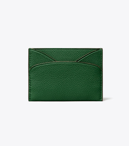 Romy Flat Card Case - Dark Kale | Tory Burch Special Offer