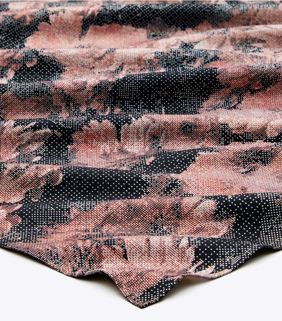 Pixel Flower Silk Square Scarf - Pixel Flower Silk Square Blush | Tory Burch Recommended