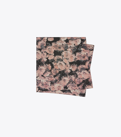 Pixel Flower Silk Square Scarf - Pixel Flower Silk Square Blush | Tory Burch Recommended