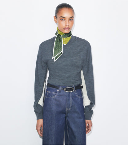 T Link Silk Ribbon Tie - Blue T Link | Tory Burch Trending