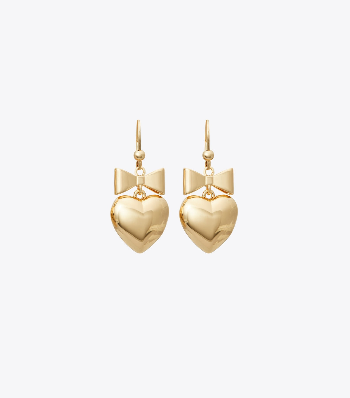 Curiosity Heart and Bow Earrings - Tory Gold | Tory Burch Hot Sale